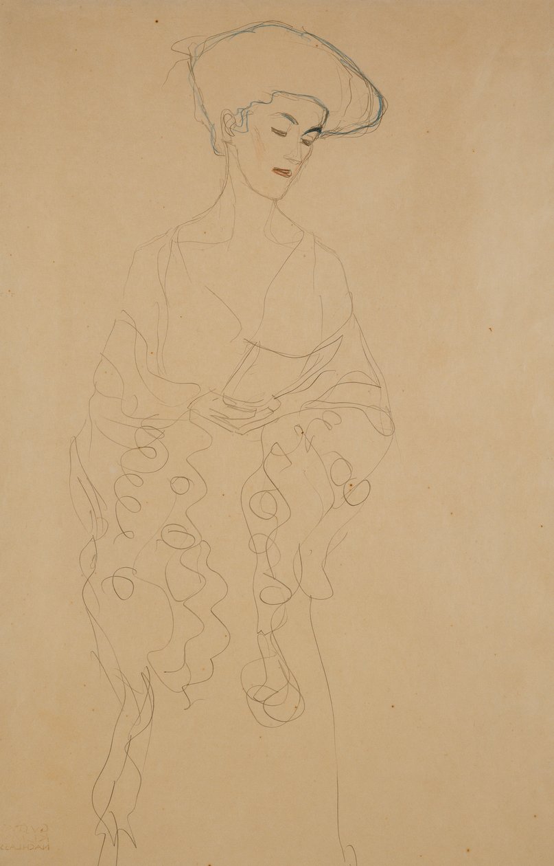 Sväng lite åt vänster, 1907 av Gustav Klimt