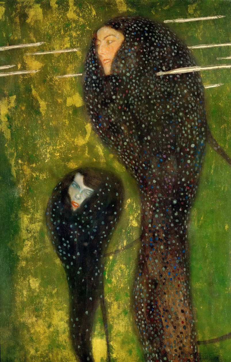 Nymfer Silverfisk, 1899 av Gustav Klimt