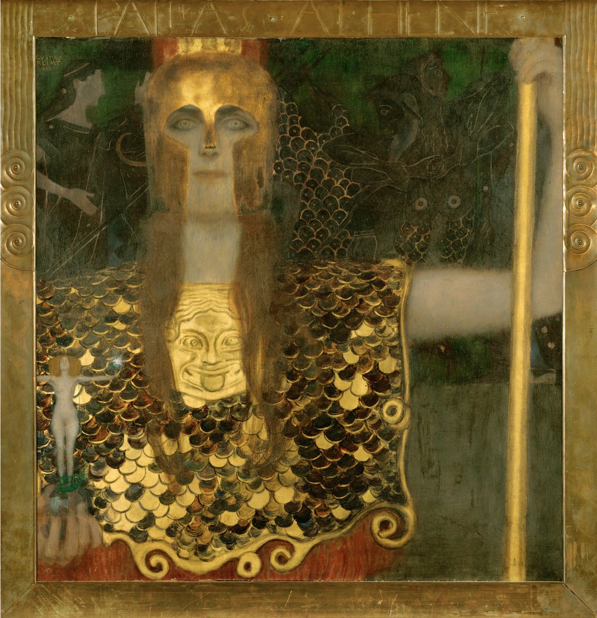 Pallas Athena av Gustav Klimt