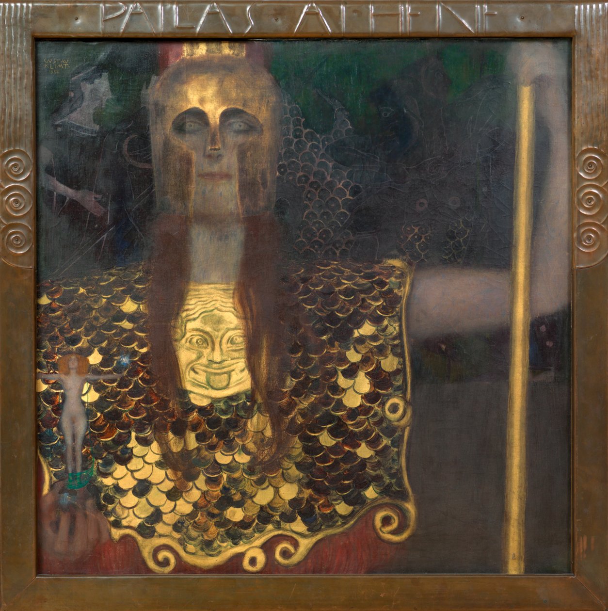 Pallas Athena av Gustav Klimt