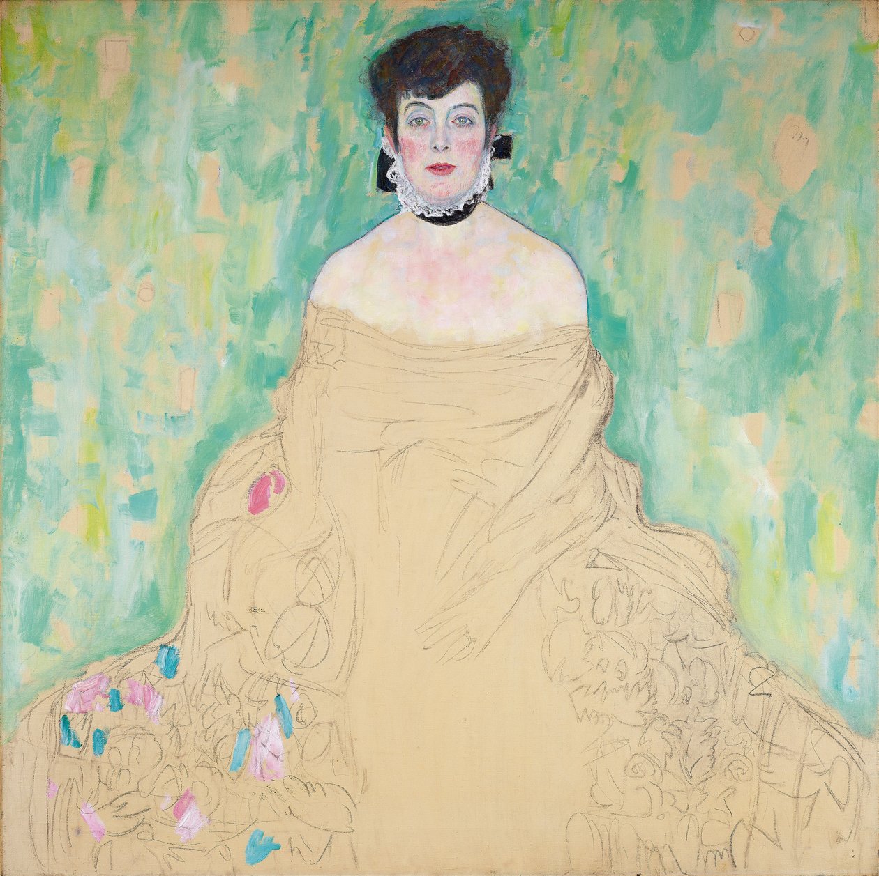 Porträtt av Amalie Zuckerkandl, 1916-1918. av Gustav Klimt