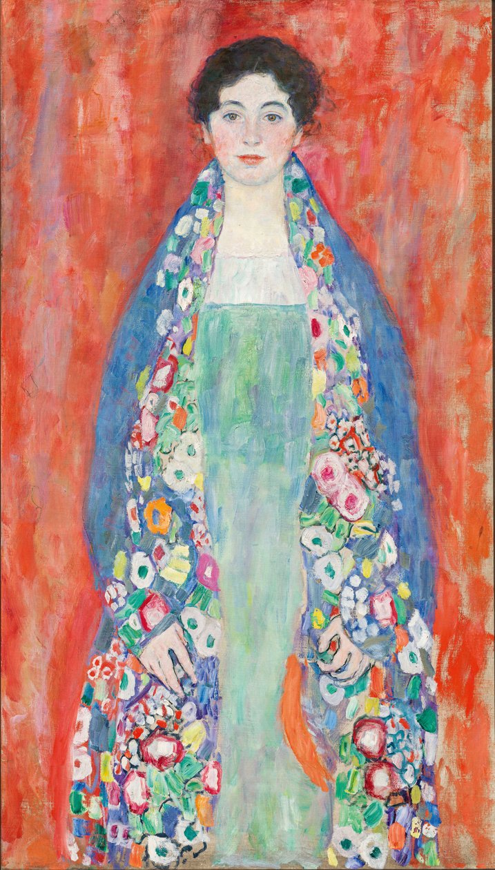 Porträtt av Fräulein Lieser (Porträtt av fröken Lieser) av Gustav Klimt