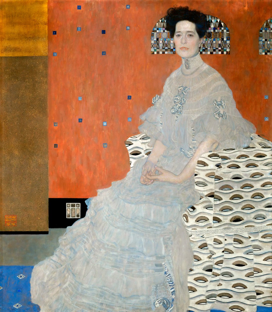 Porträtt av Fritza Riedler, 1906 av Gustav Klimt