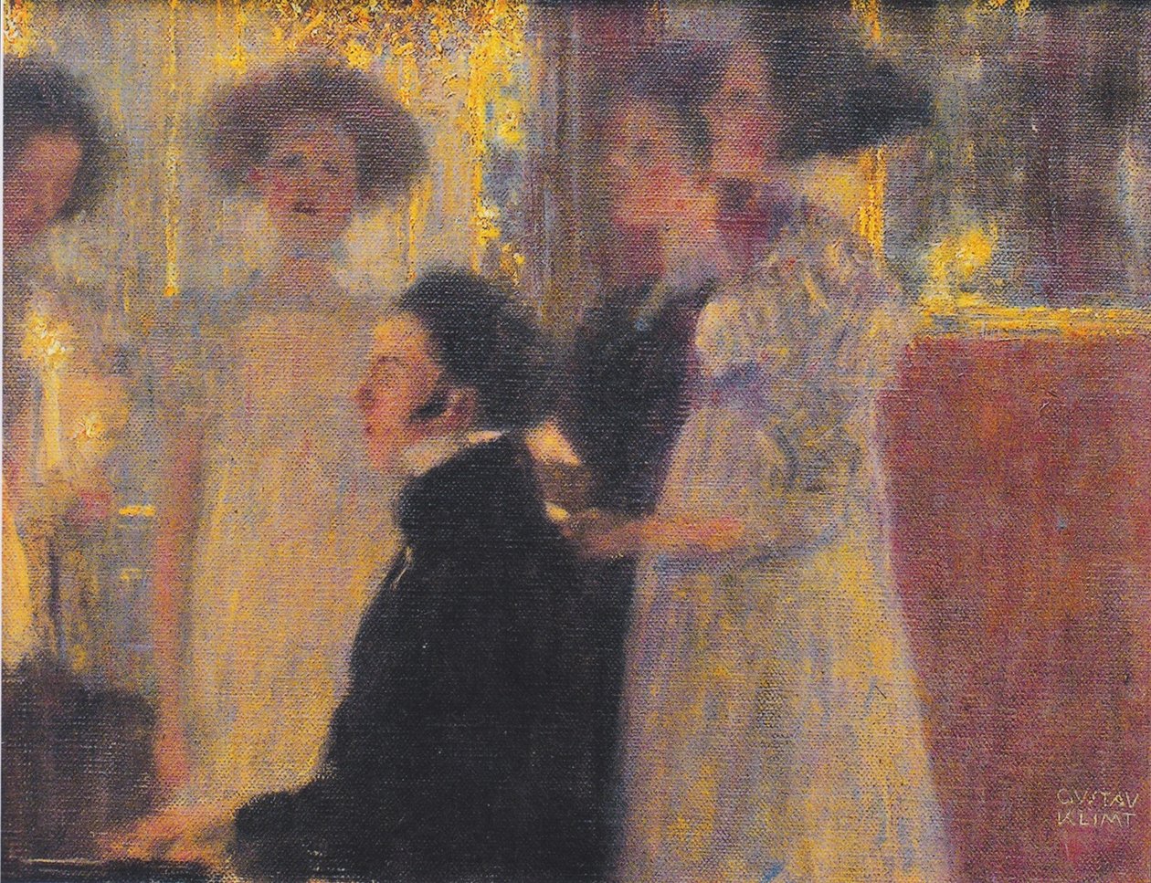 Schubert vid pianot I av Gustav Klimt