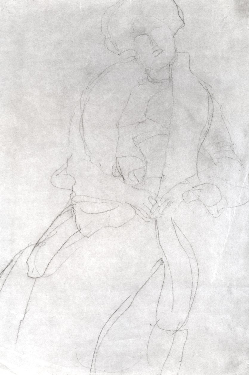 Sittande kvinna med Boa (Adele Bloch-Bauer) av Gustav Klimt