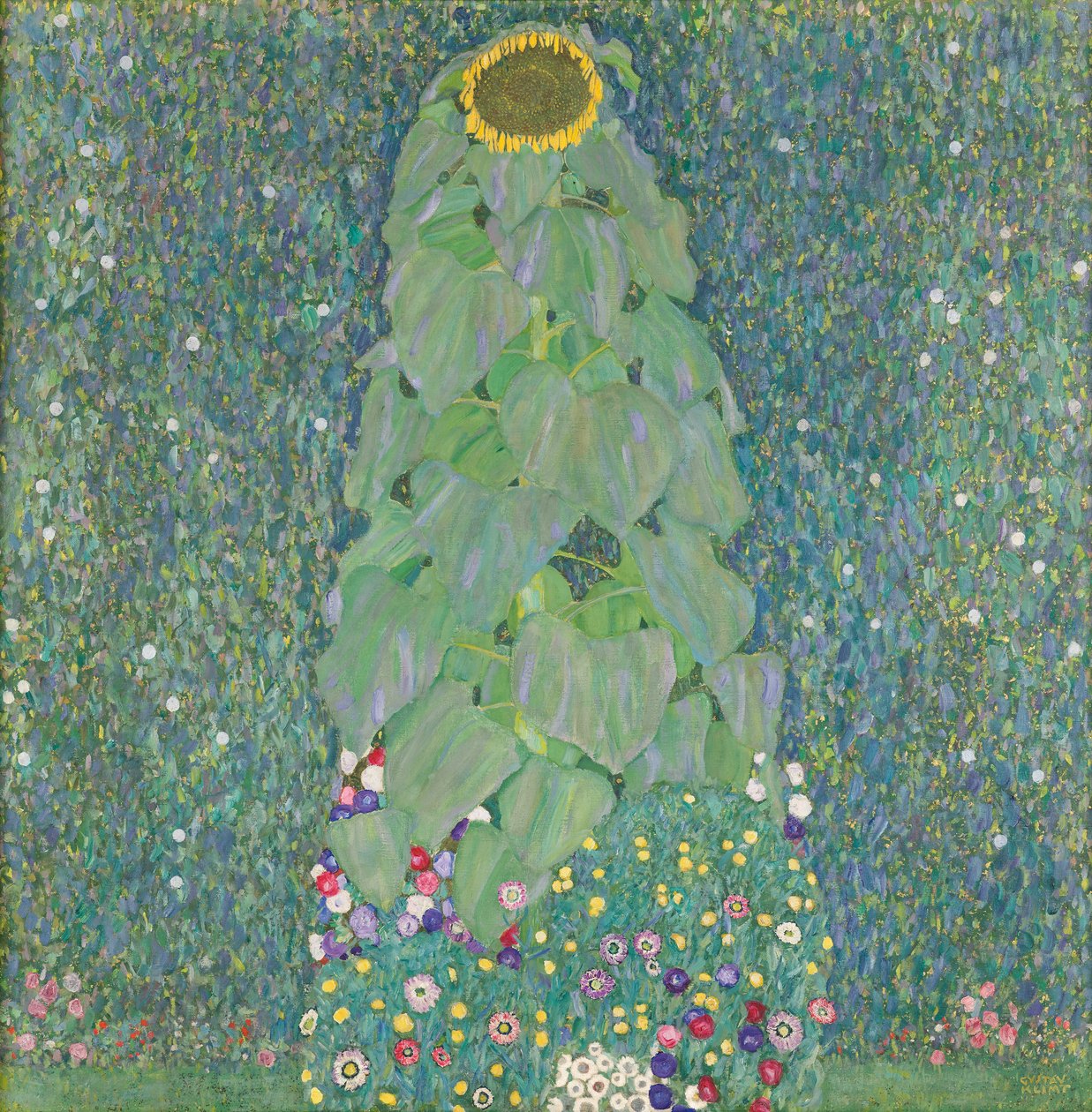 solros av Gustav Klimt