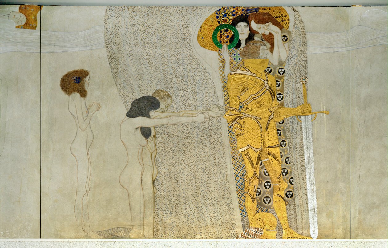 1902 års utställning av Wiens konstnärsförening Secession kretsade kring Max Klingers Beethoven-monument av Gustav Klimt