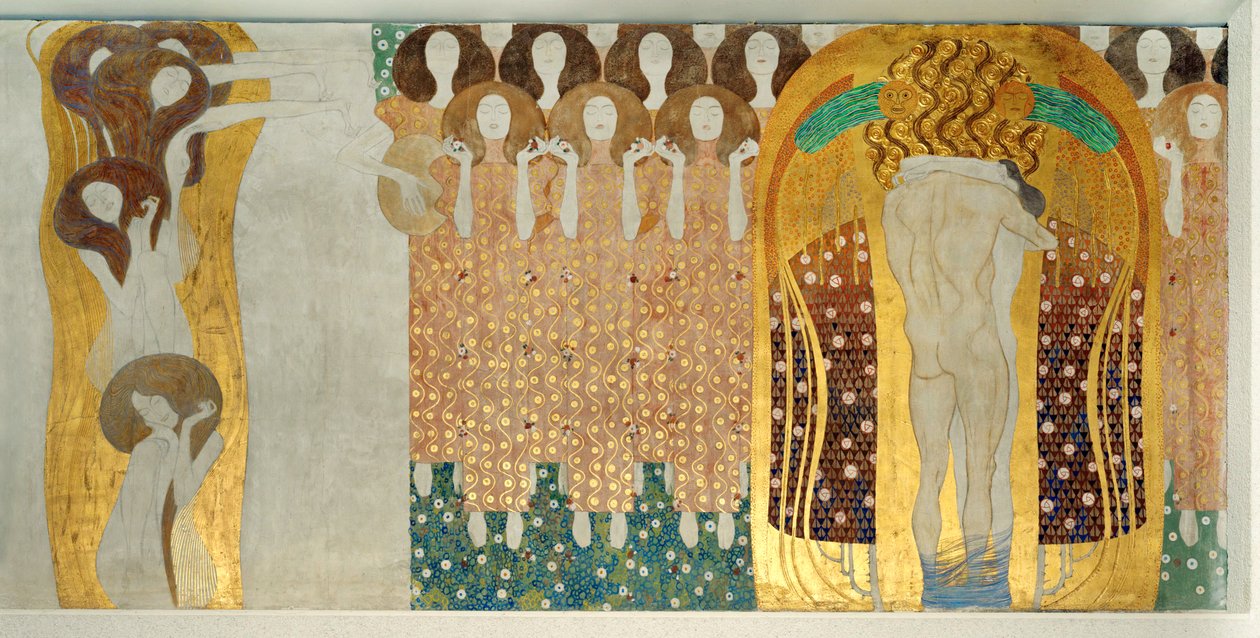 Beethoven-frisen, detalj av Gustav Klimt