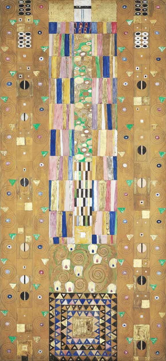 The Stoclet Frieze, Detalj: Riddaren, 1905-1909. av Gustav Klimt
