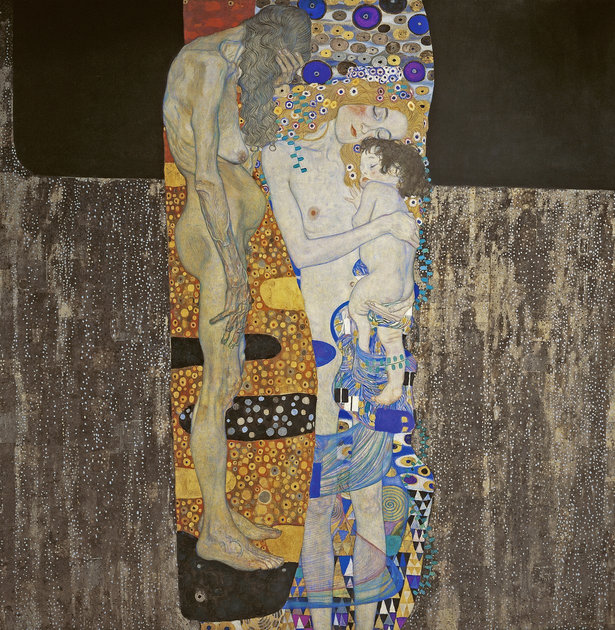 Kvinnans tre åldrar av Gustav Klimt