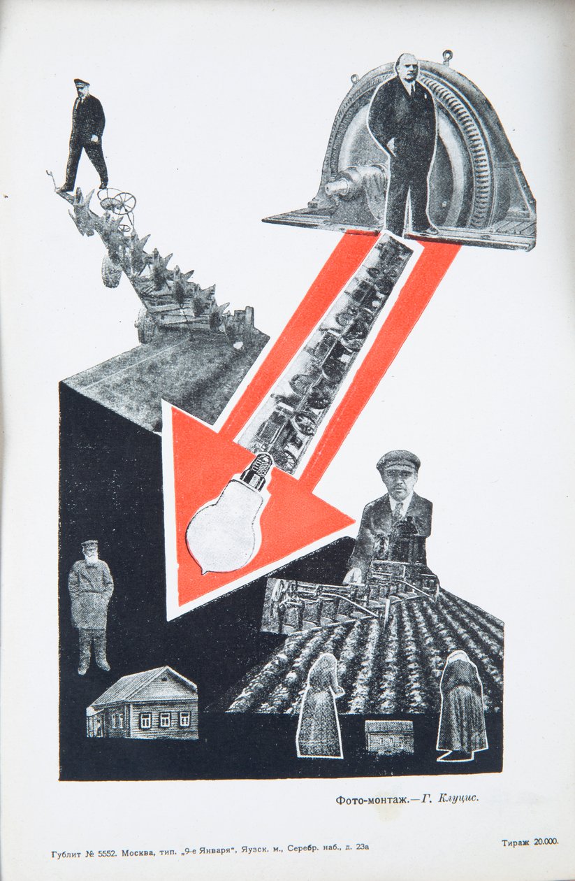 Vladimir Lenin, cirka 1934. av Gustav Klutsis