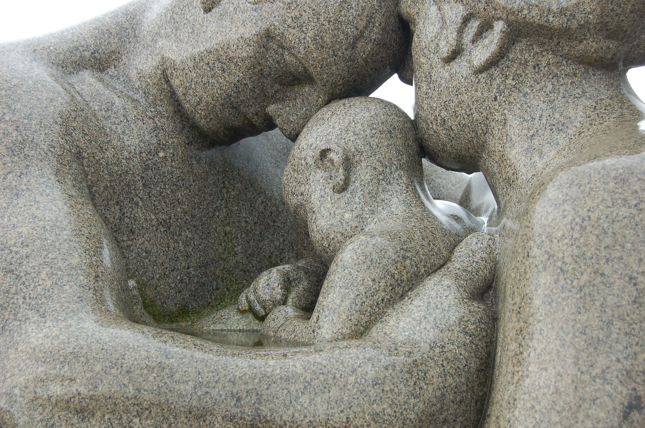 Skulpturer i Vigelands skulpturpark (foto) av Gustav Vigeland