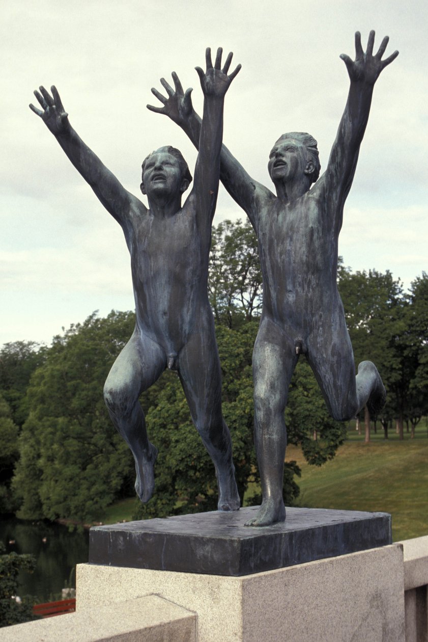 skulptur, Frognerparken, Oslo, Norge, Europa av Gustav Vigeland