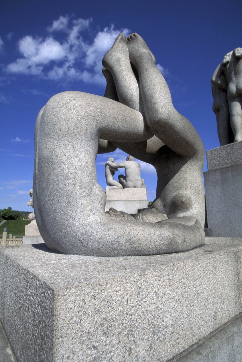 skulptur, Frognerparken, Oslo, Norge, Europa av Gustav Vigeland