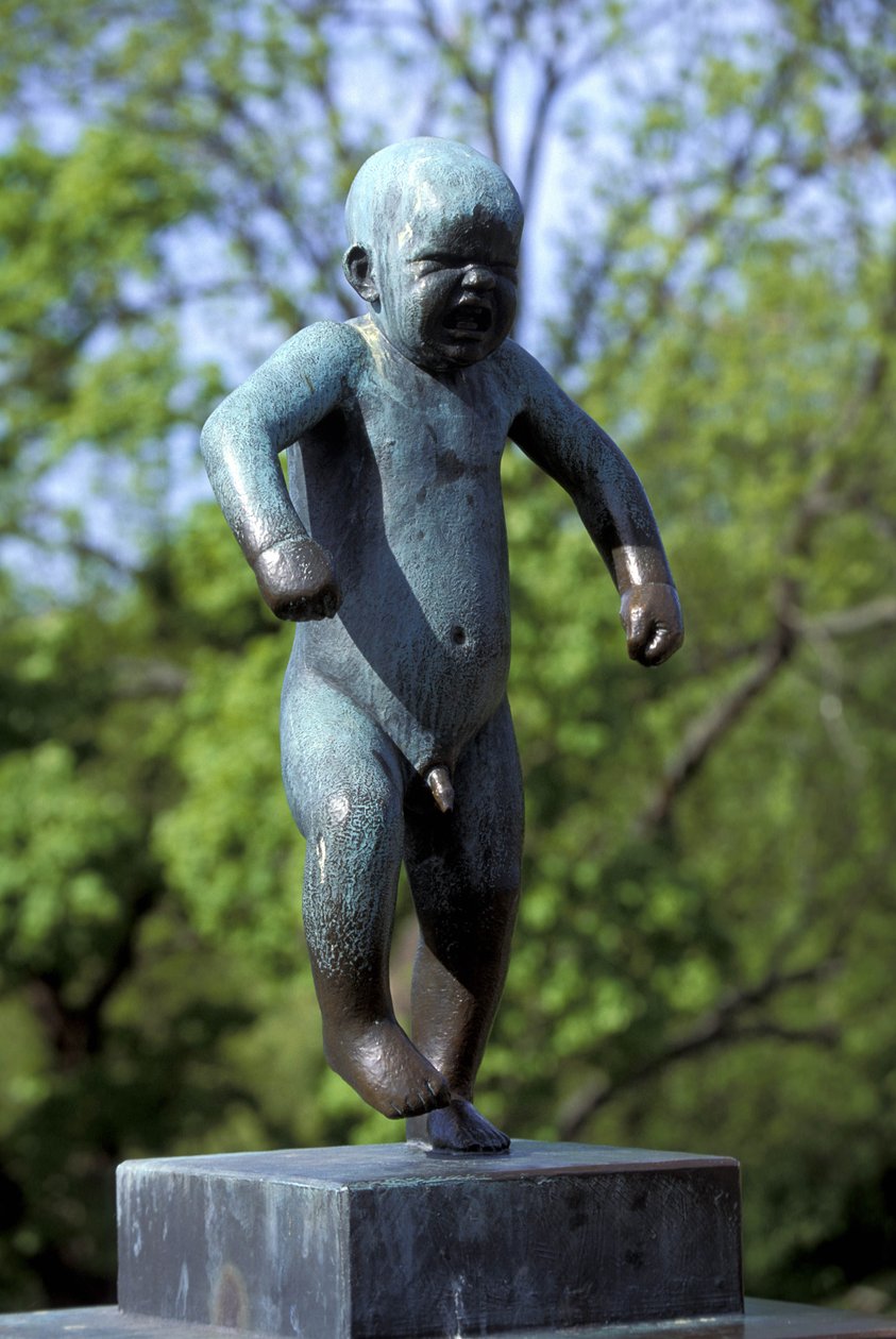 skulptur, Frognerparken, Oslo, Norge, Europa av Gustav Vigeland