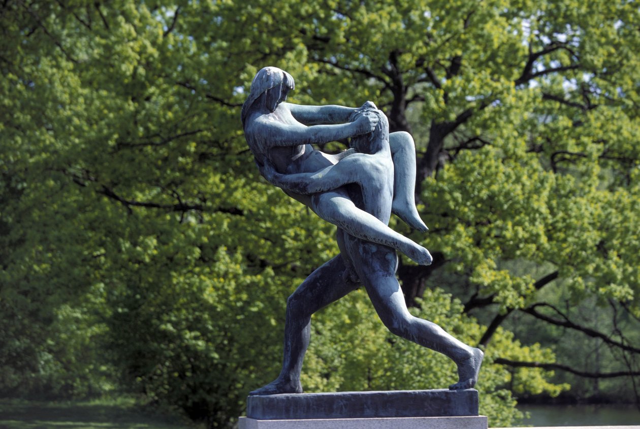 skulptur, Frognerparken, Oslo, Norge, Europa av Gustav Vigeland