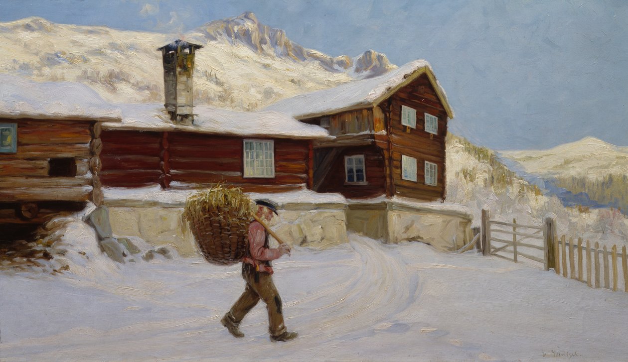 Från Sandbu Farm (olja på duk) av Gustav Wentzel