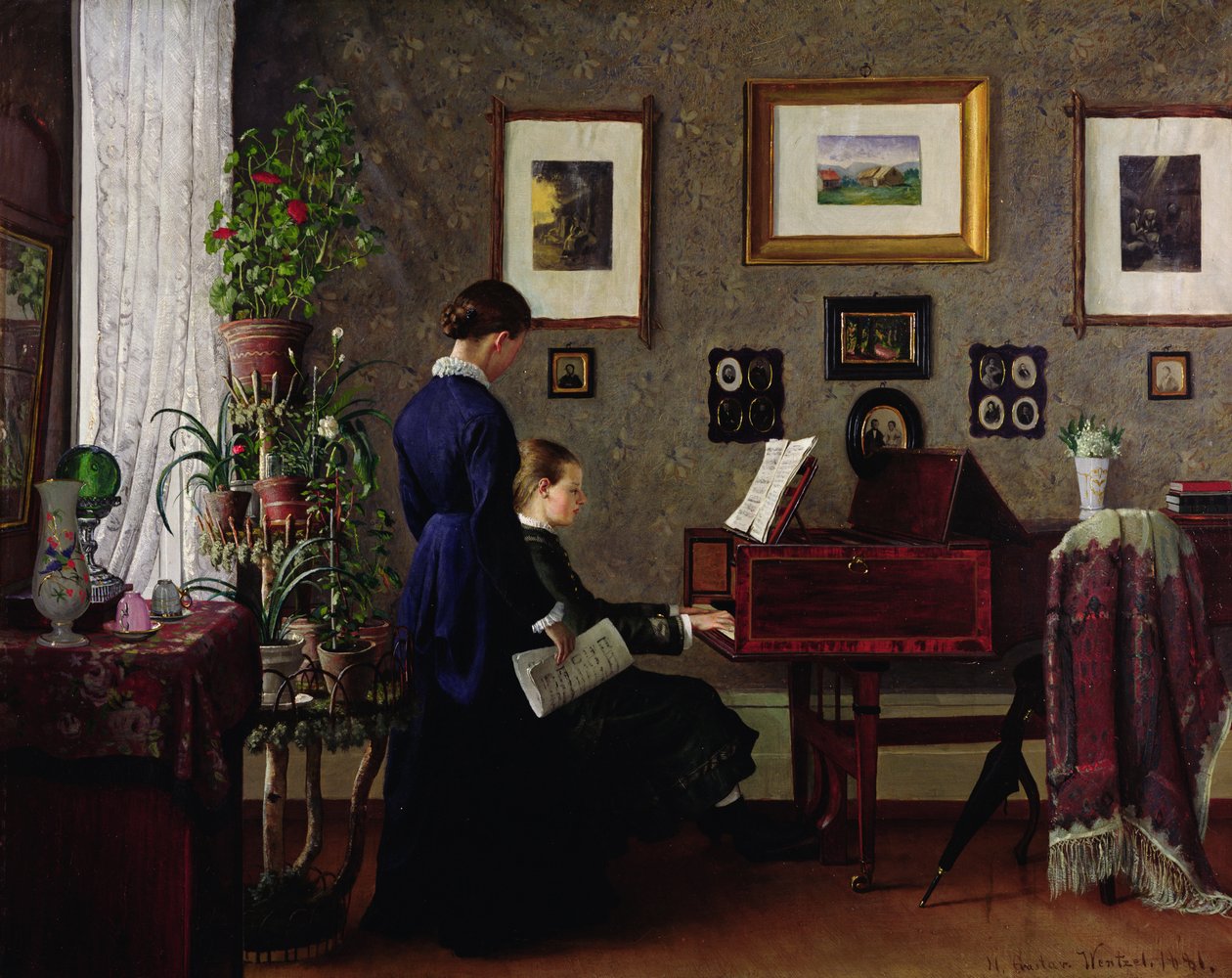 Musiklektion av Gustav Wentzel
