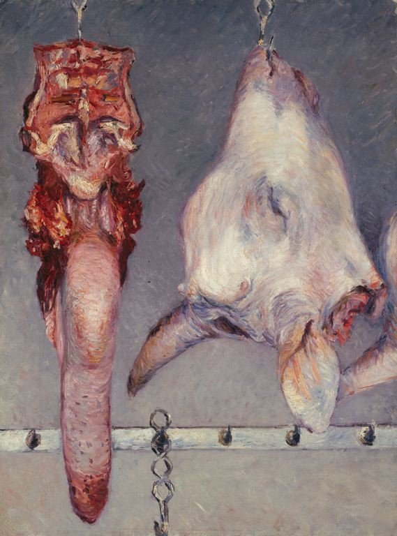 Calfs Head and Ox Tongue av Gustave Caillebotte