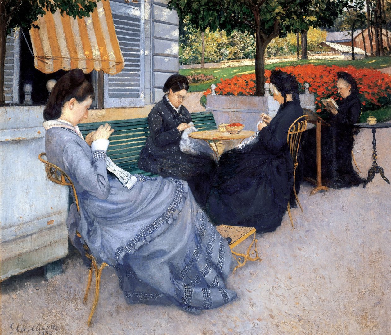 Damsömnad, 1848 av Gustave Caillebotte