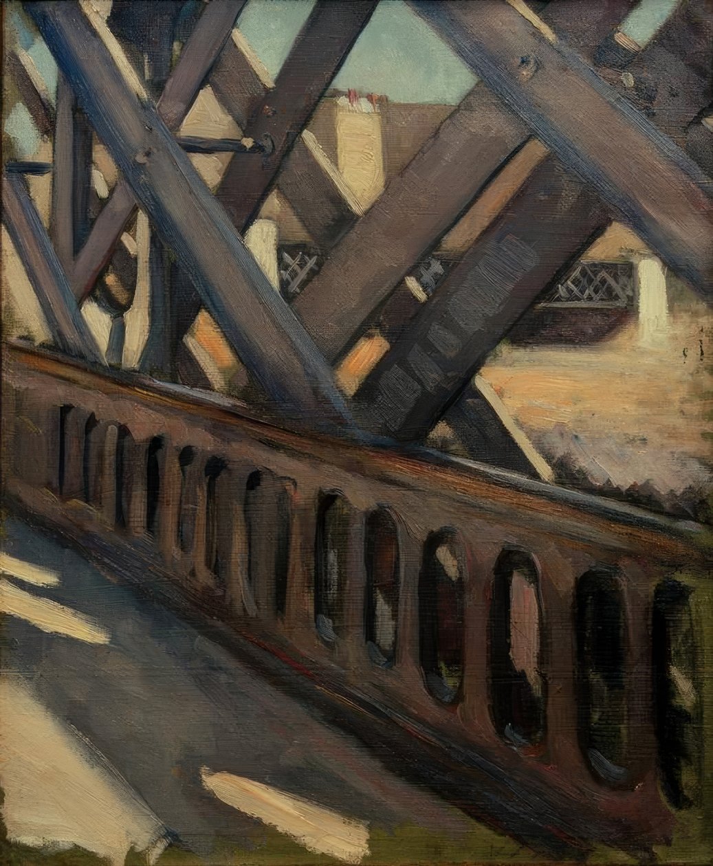 Europabron, delstudie av Gustave Caillebotte