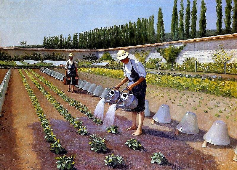 Les jardiniers av Gustave Caillebotte