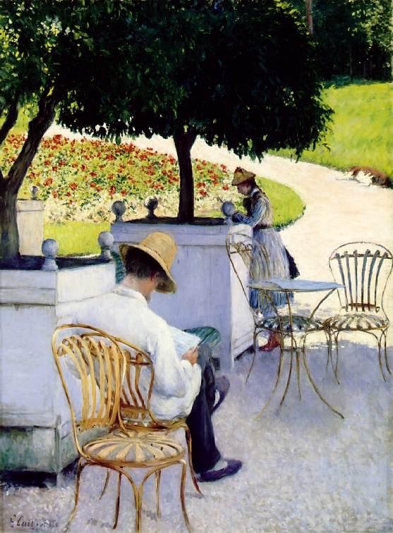 Les orangers av Gustave Caillebotte
