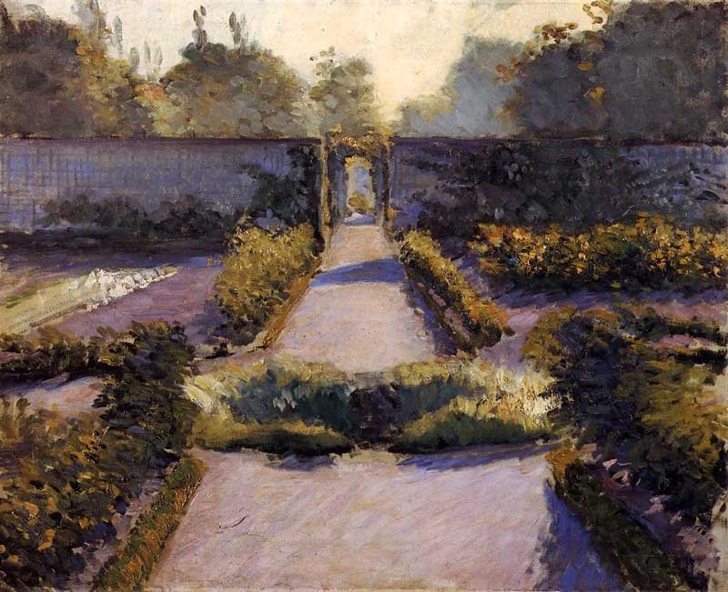 The Kitchen Garden, Yerres av Gustave Caillebotte