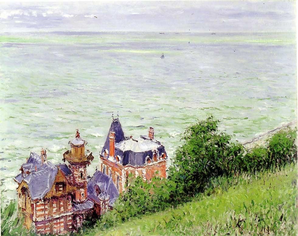 Villas à Trouville av Gustave Caillebotte