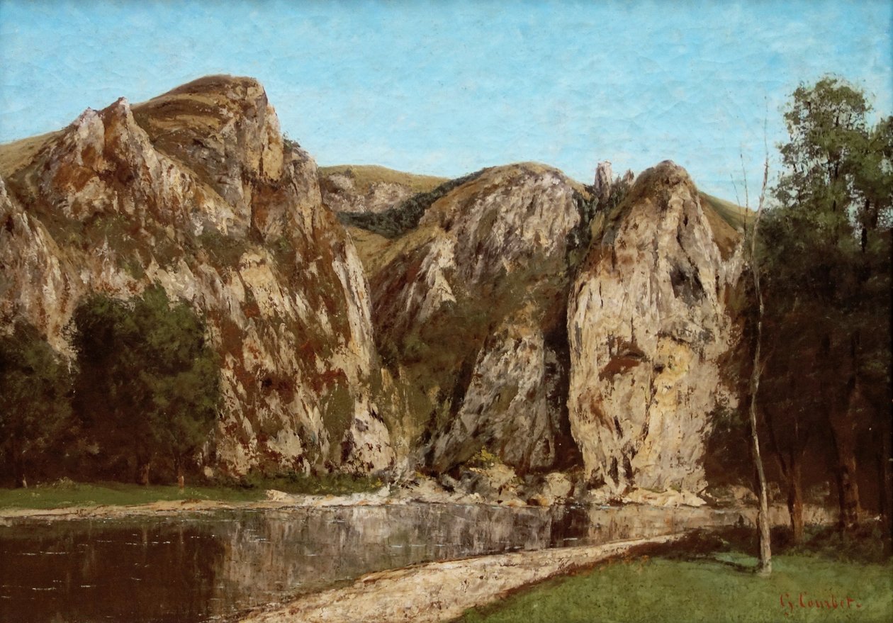 La Meuse à Freyr av Gustave Courbet