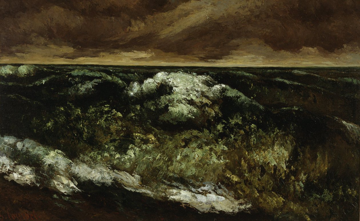 La vague av Gustave Courbet