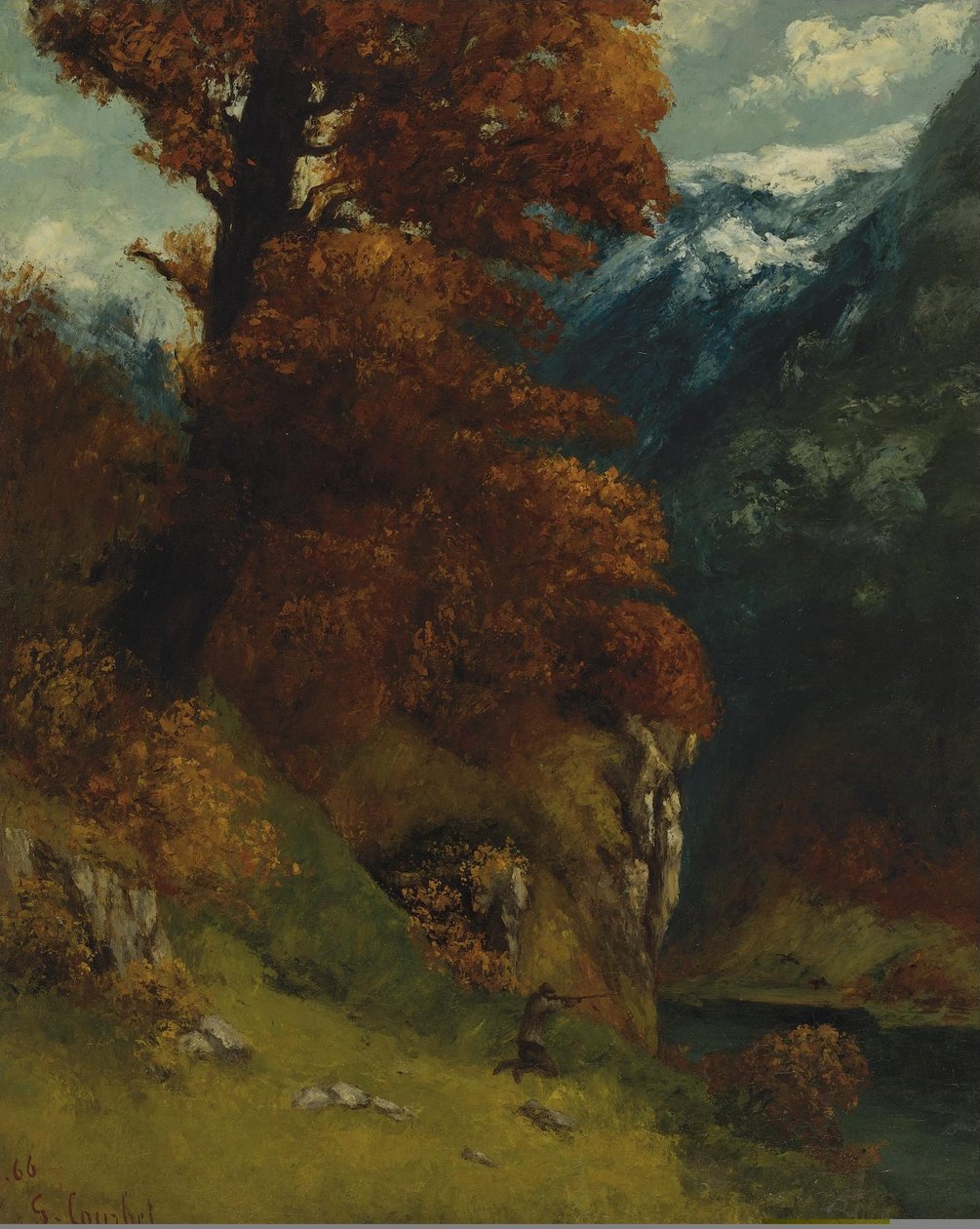 Jägaren av Gustave Courbet