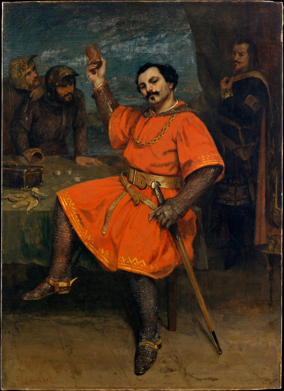 Louis Guéymard som Robert the Devil av Gustave Courbet