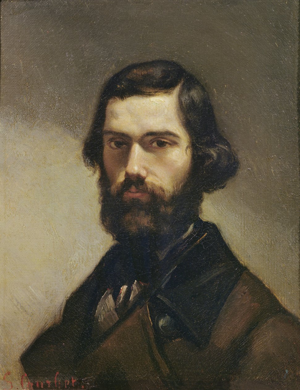 Porträtt av Jules Valles (1832-85) c.1861 av Gustave Courbet