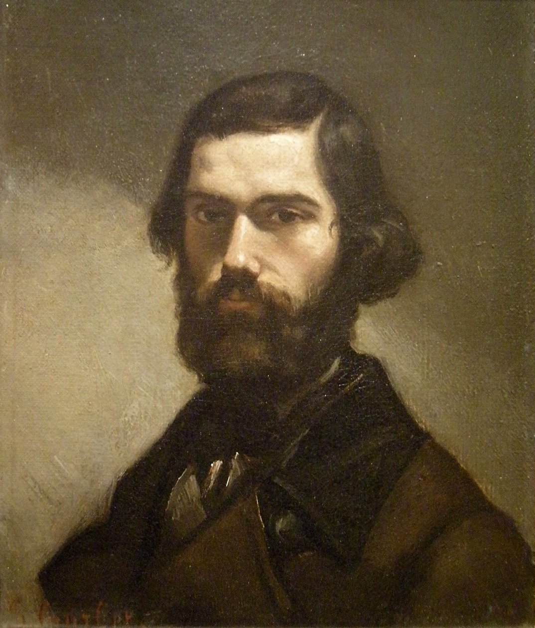 Portrait of Jules Vallès  av Gustave Courbet