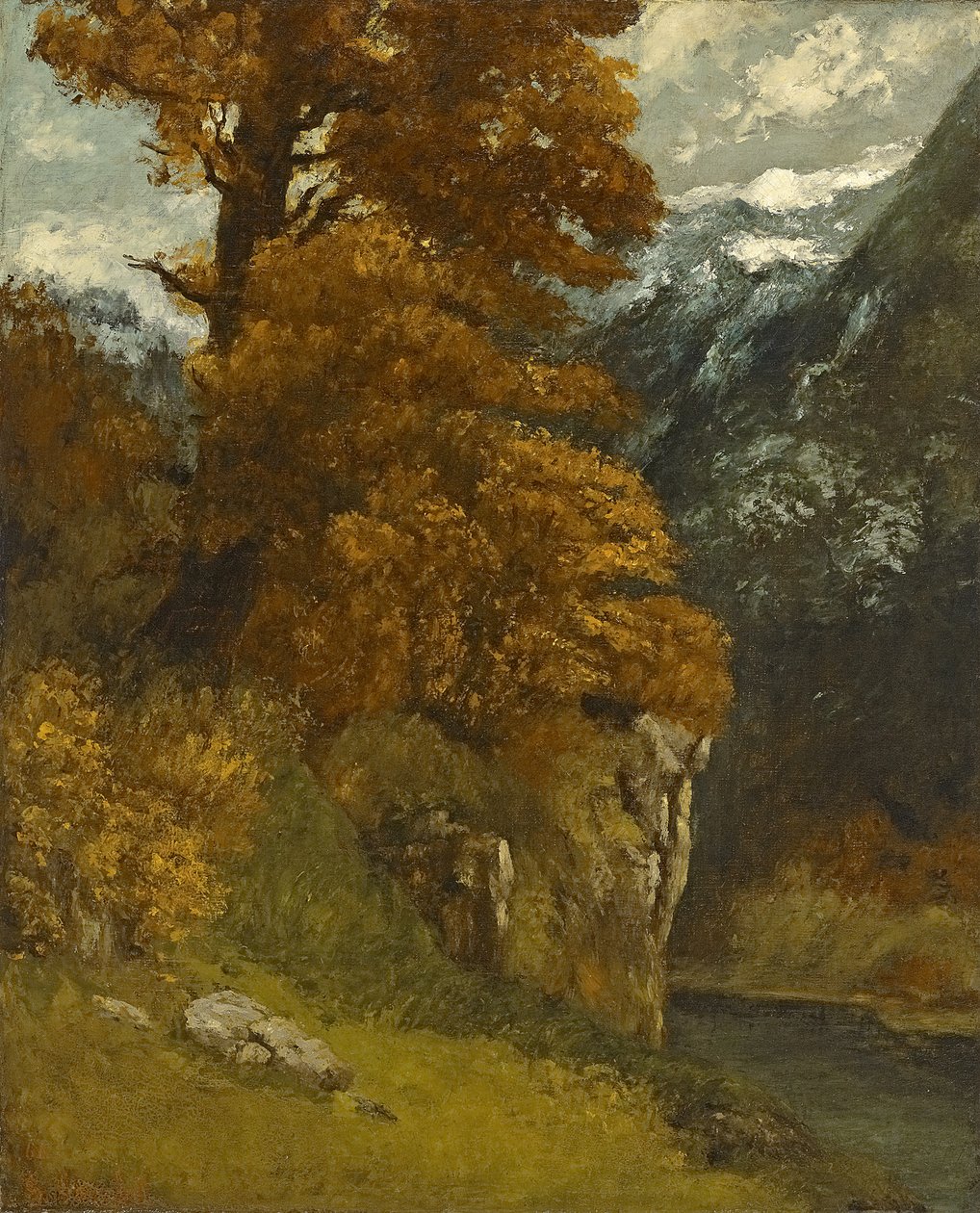 The Glen at Ornans, 1866 av Gustave Courbet