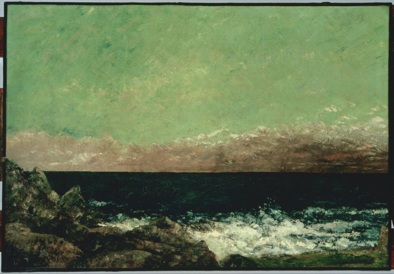 The Mediterranean av Gustave Courbet