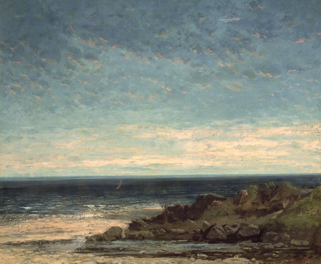 Havet av Gustave Courbet