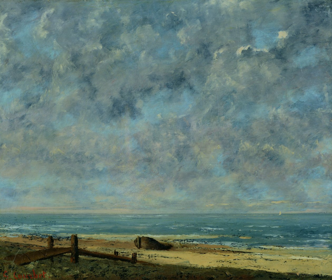 Havet, ca 1872 av Gustave Courbet