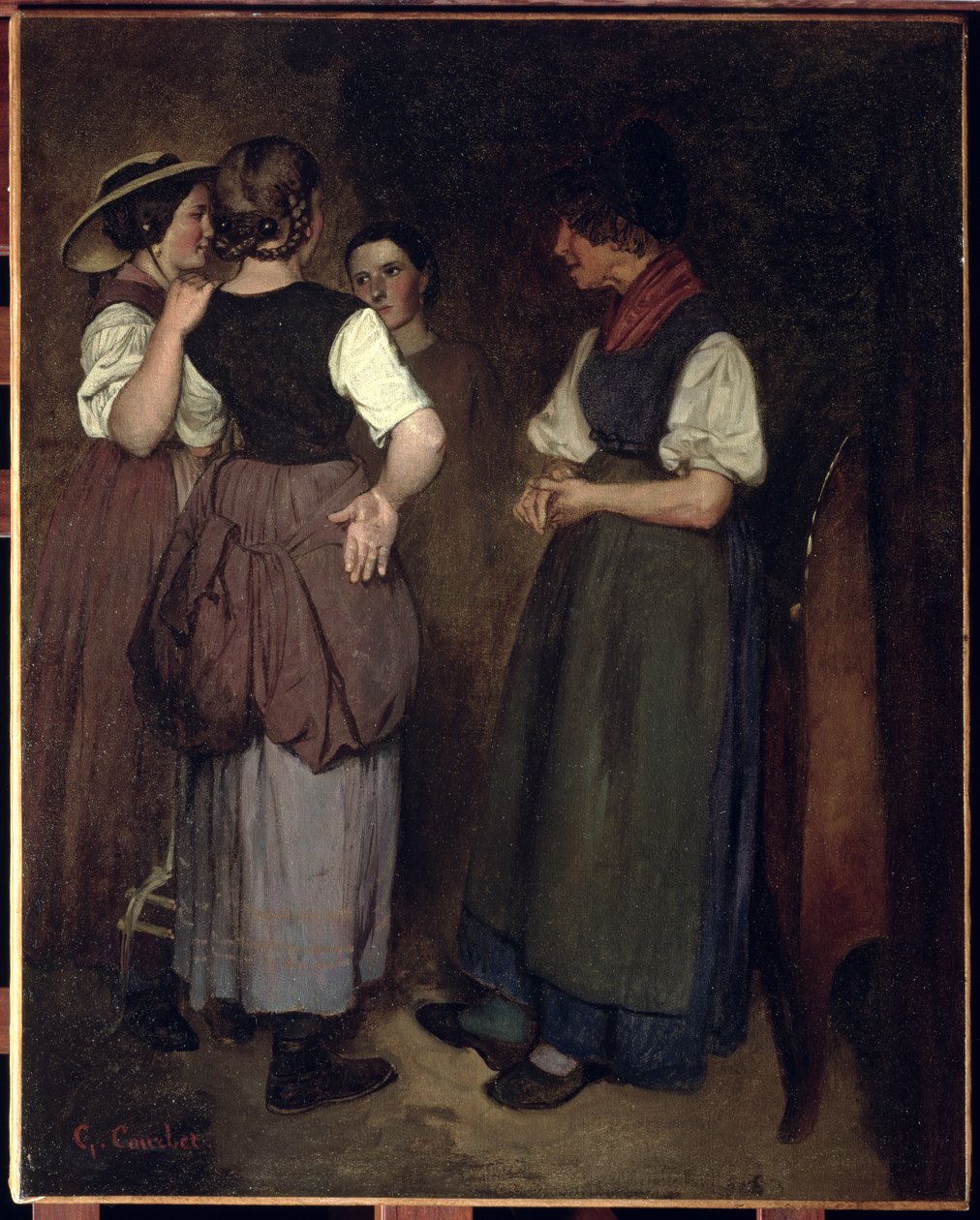 Berättelserna om farmor Salvan, 1847 av Gustave Courbet