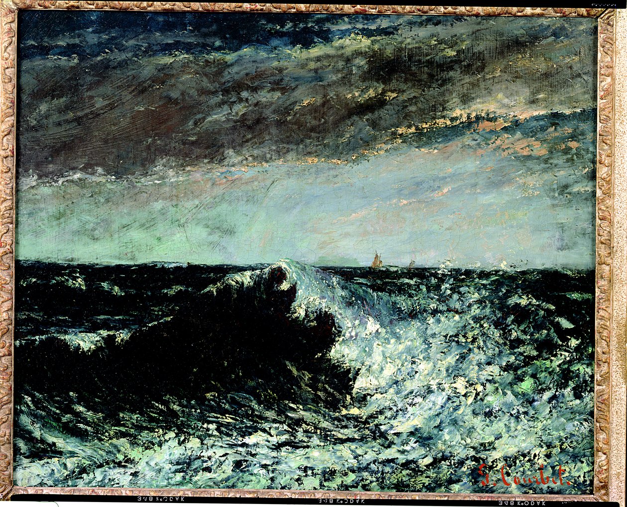 Vågen av Gustave Courbet