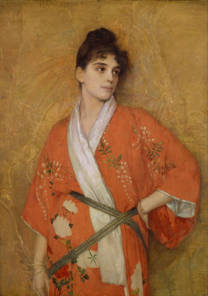 Studie av Gustave Claude Etienne Courtois
