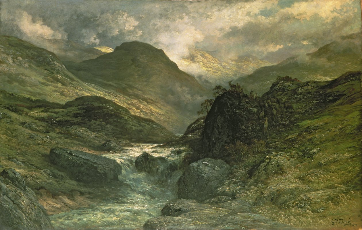 En kanjon, 1878 av Gustave Dore