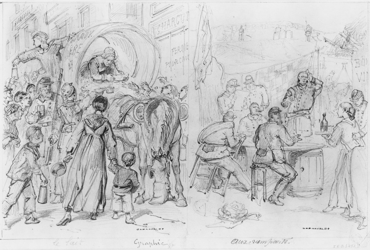 Album of the Siege of Paris, Milk, Ramparts (peni ma vaitusi lanu enaena fufulu ma penitala i luga o pepa) fa