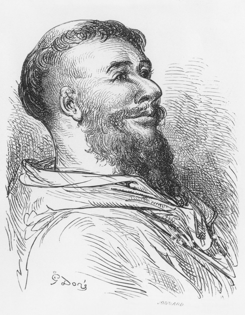 Broder Jean des Entommeurs, illustration från 