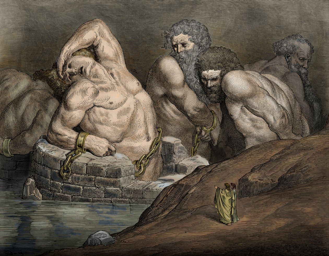 Dante Alighieri den gudomliga av Gustave Dore