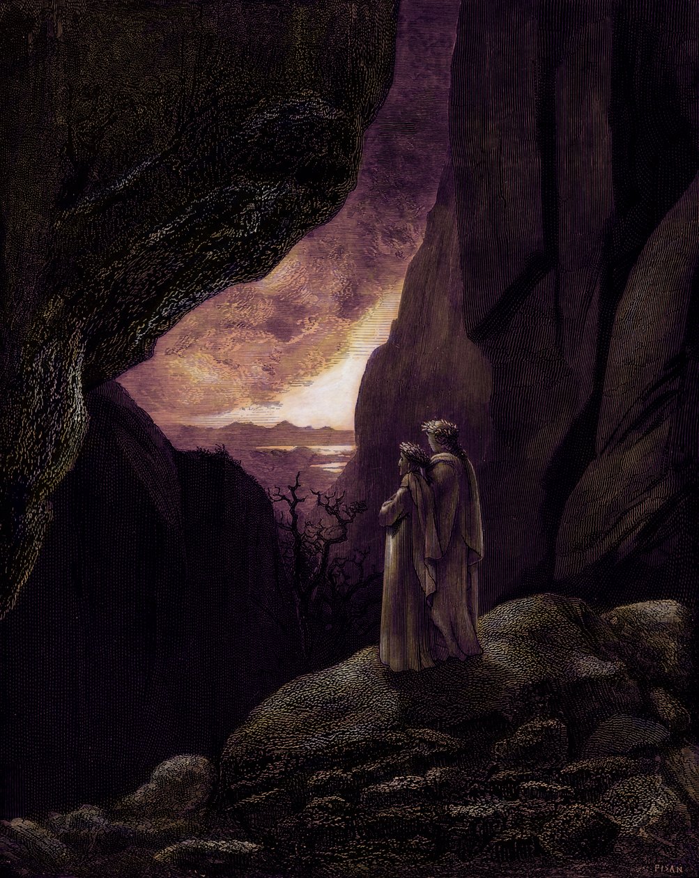Dante Alighieri den gudomliga av Gustave Dore