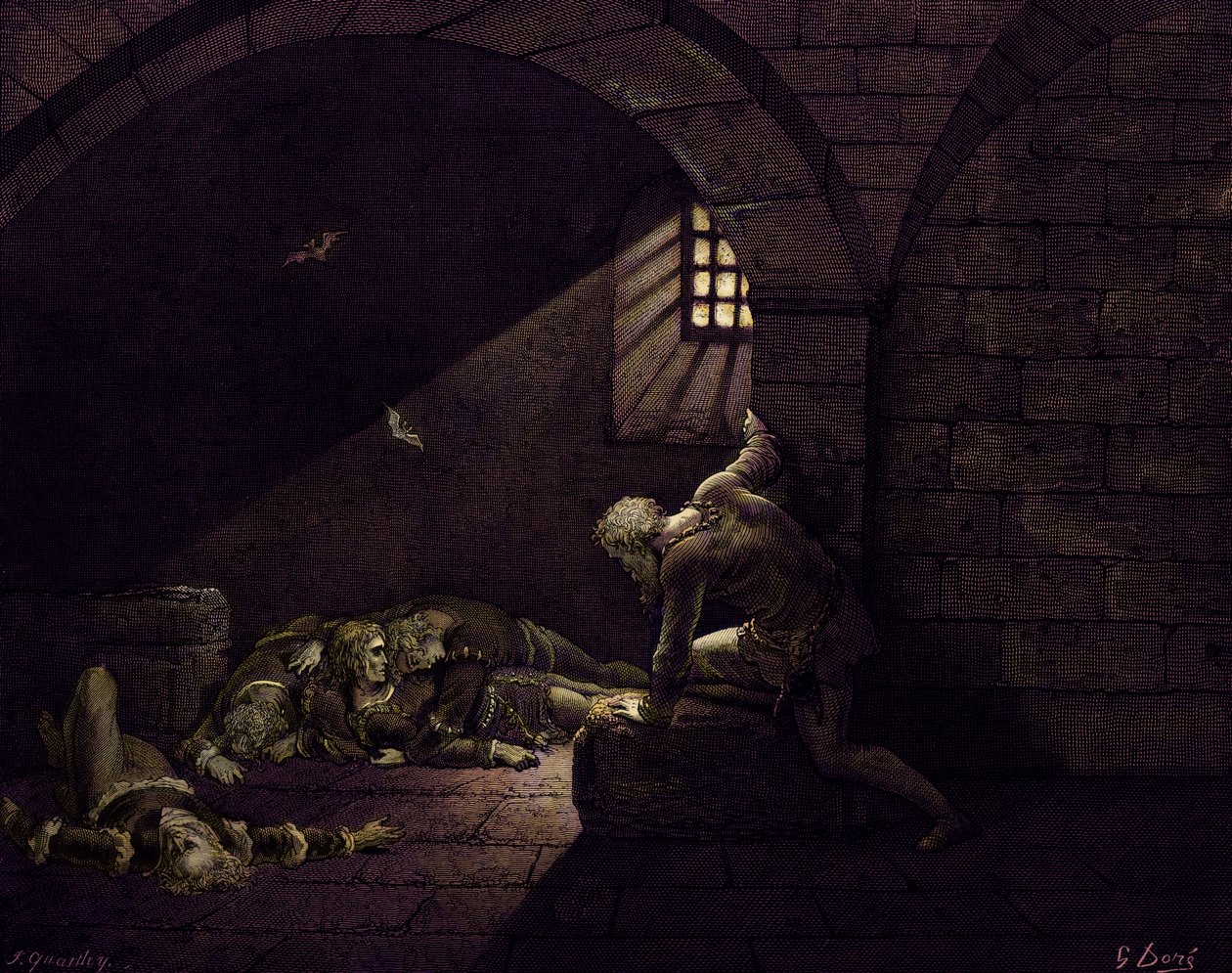 Dante Alighieri den gudomliga av Gustave Dore