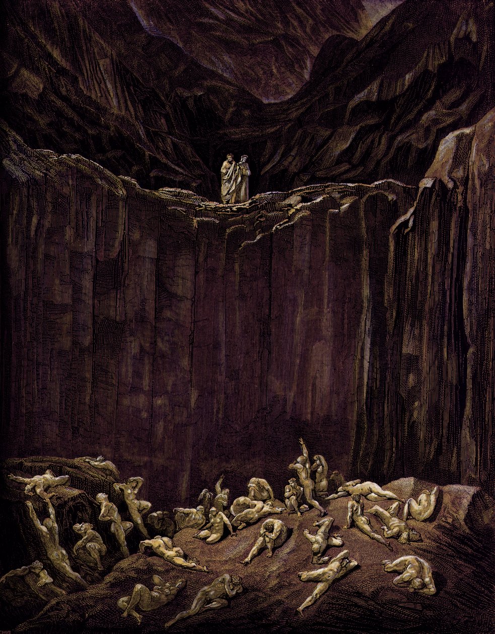 Dante Alighieri den gudomliga av Gustave Dore