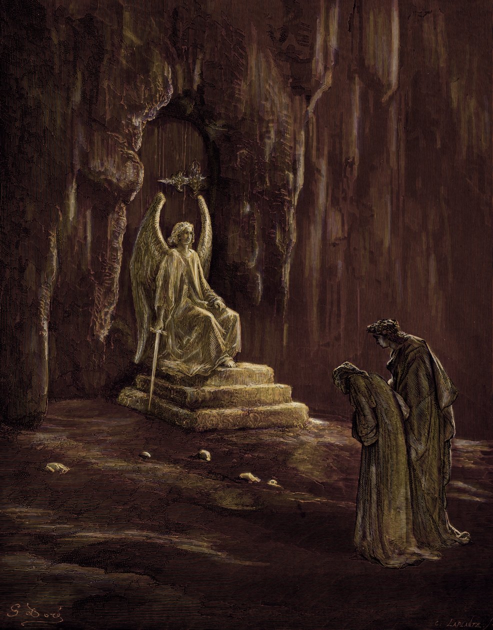 Dantes skärselden av Gustave Dore